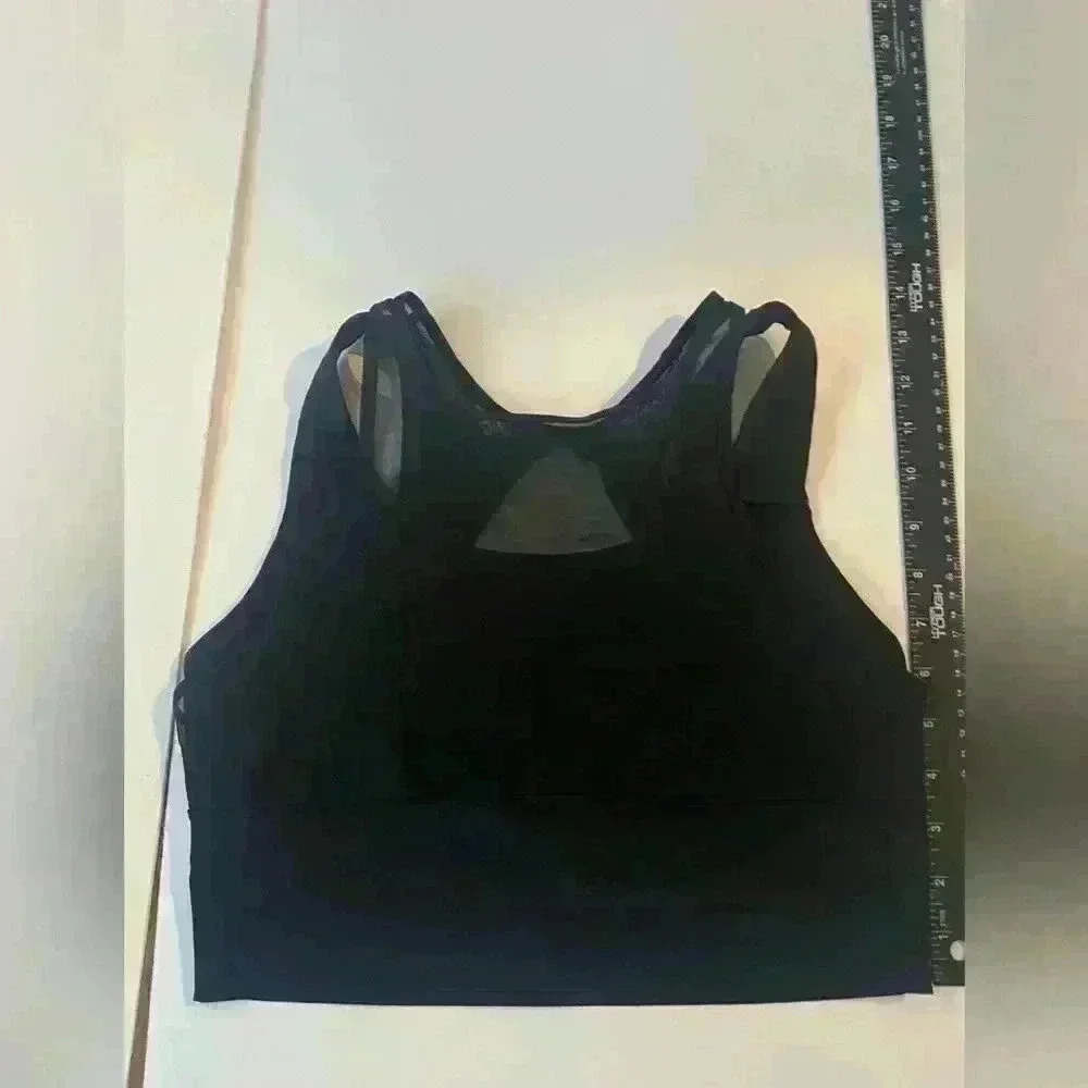 Lululemon black mesh bra size 8